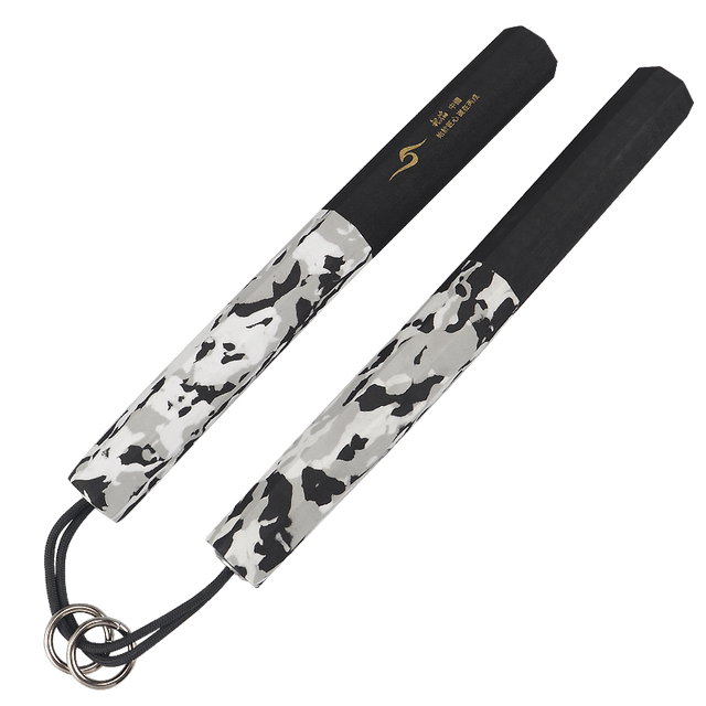Silver Flame Children's Sponge Double Rope Nunchucks Safety Beginner Training Performance Nunchucks Bruce Lee Foam Nunchucks
