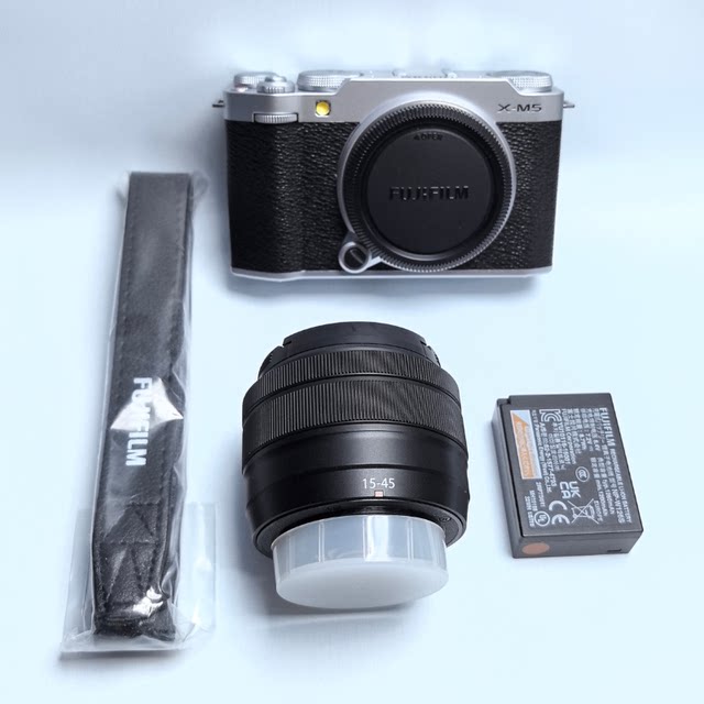 Fuji X-M5 retro literary anti-shake, micro-single Vlog mirrorless camera beauty, retro film camera xm5