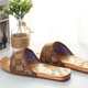Guisen comfortable and cool flat-heeled wooden slippers for men and women, foot acupoint massage, summer home anti-slip wooden clogs
