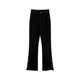Black bootcut jeans for women 2025 autumn and winter plus size fat girl mm high waist elastic slimming crotch-covering straight pants