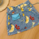 American hot girl color printed A-line skirt for women 2025 summer new versatile high-waist commuter skirt