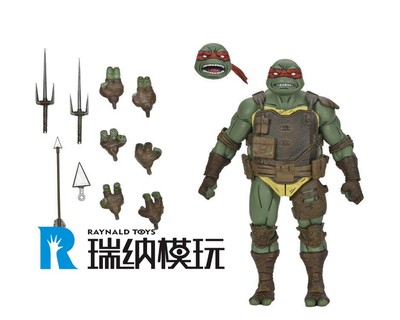 taobao agent Spot NECA 1/12 Ninja God Turtle TMNT Last Ronin Comic Edition Raphael Cocoa Doll