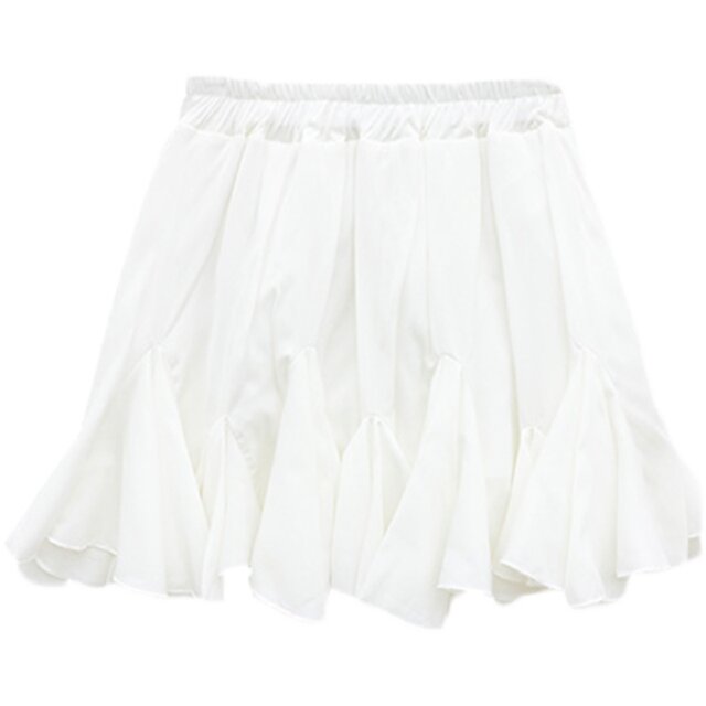 pleated ruffled skirt for women in summer 2021 new large size fashionable versatile short skirt high waist slim skirt trendy
