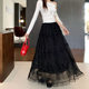 
Real-life shots and real price~ 2025 spring new mesh lace cake skirt princess skirt sweet slim and versatile midi skirt