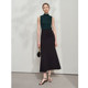 Amii2025 spring new elegant commuter style combo style erected fishtail skirt skirt women's slim elastic skirt