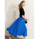 Amii flagship store a-line skirt women's long skirt to ankle half-body high-end temperament long black spring and autumn