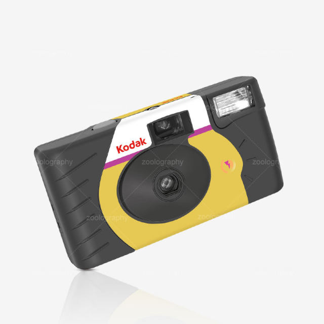 American Kodak disposable film camera ISO 800 degree glue color 39 point-and-shoot camera rinsing