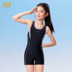 361 children's swimsuits girls professional training one-piece 2025 new style of mid-to-large children racing special girl swimsuits