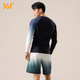 361 men's swimsuit long -sleeved sunscreen seaside beach casual ventilation swimsuit men's bubble hot spring diving surfing suit