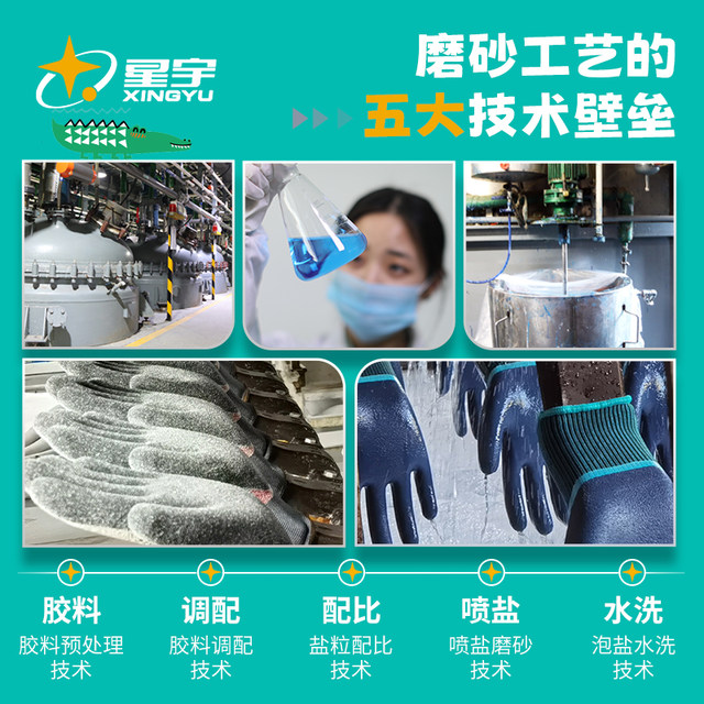 Xingyu rush sea gloves children's gardening planting rubber anti-scratch, anti-bite, anti-thorn, anti-slip, waterproof pet outdoor labor