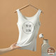 2025 autumn new I-shaped exterior vest for women with breast pad bra base bra summer top
