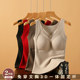 Mulberry silk warm vest women's top 2025 winter plus velvet thickened chest pad integrated base autumn underwear
