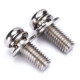 Nickel plated eleven three-combination screw cross small disk head machine wire machine screw round head screw sleeve M3M4M5M6