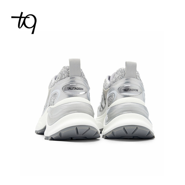 Talitaqoom silver daddy shoes rose flower thick-soled casual shoes tq women's shoes sneakers