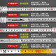 Large tape measure 50 meters 30m soft ruler steel ruler 100 meters long tape measure meter ruler steel tape measure construction engineering measurement portable ruler