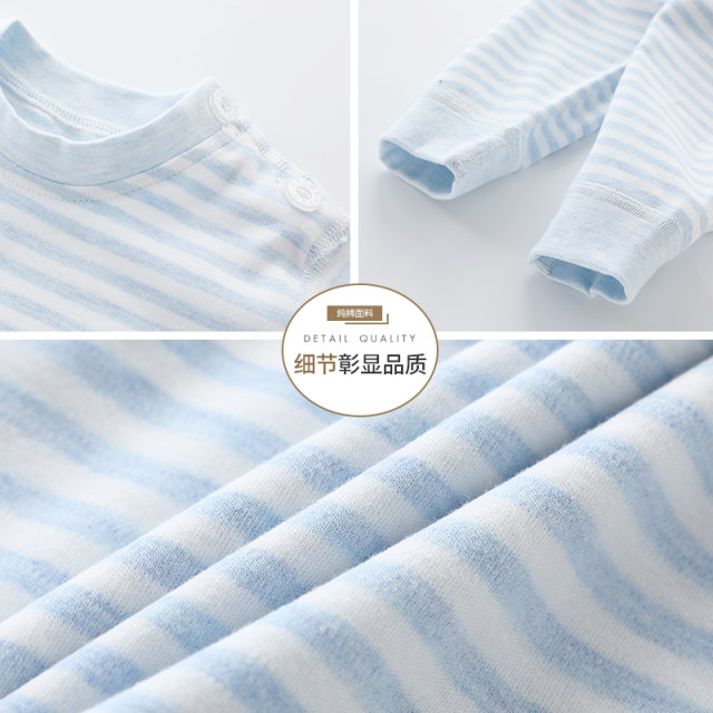 Baby underwear suit pure cotton children's autumn clothing autumn pants boys girl clothes baby bottoming pajamas in spring and autumn