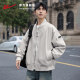 Huili jacket men and women spring and autumn couple casual autumn and winter thickened baseball cotton jacket American workwear pilot jacket

