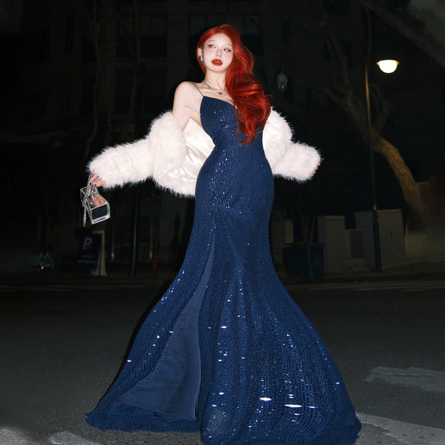Now Huntergirl 'Underwater Star River' Birthday Banquet Graduated Evening Dress Marling Stranger Seee Skirt Adult Gift