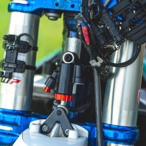 Applicable to Honda CRF150R 250R 450R CNC titanium titanium linter off -road steering shock absorber stabilizer
