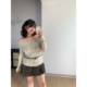 FishCake large size slightly fat sweet stacked A-line pleated skirt versatile casual cake skirt for women
