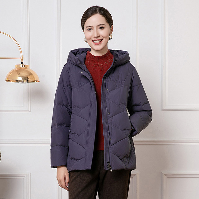 
Enjoyable years, middle-aged mother's down jacket, mid-length winter wear, new warm jacket, loose large size authentic
