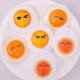 Japan's genuine QUALIA beautiful man's face omelette gashapon egg yolk food mimicry spoof trendy ornaments