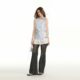 CyNi Sweet Lace Patched Neck Dress Top for Women's Summer New Sweet Spicy, Salty, Salt, Salt, High-end
