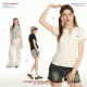 Cyni basic versatile embroidery logo Henry leads T -shirt short -sleeved top female fashion slimming slimming niche design
