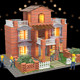 Bricklayer building house and wall toy Children's 1st gift children architect handmade diy brick hut mini 3