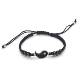 Hand-woven hand rope Chinese style retro black and white Tai Chi Yin and Yang Dragon A pair of gossip bracelets men and women lovers bracelets