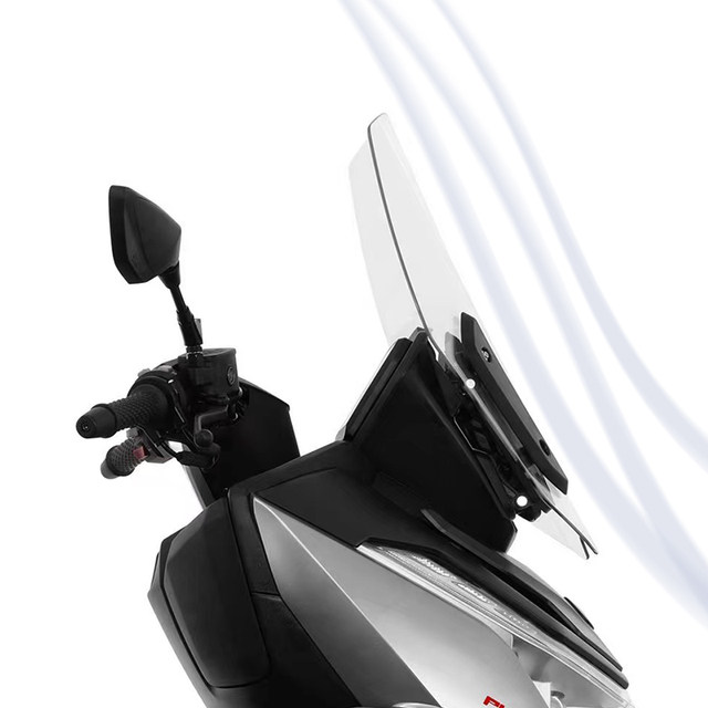 Suitable for Wuji SR250GT windshield special modification and heightening front windshield, chest protector and rain shield accessories