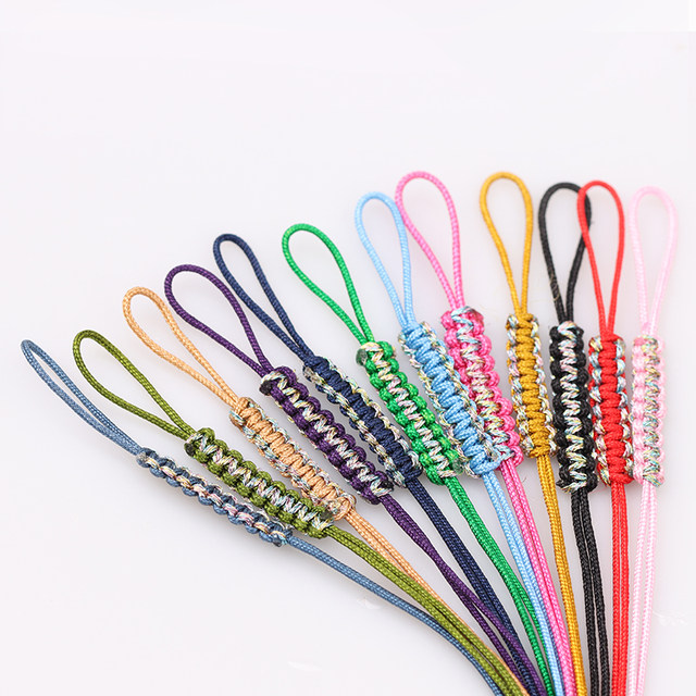 Gold wire flat knot pull ring hand-woven gold wire coil tied pendant tail fake pull ring to make small accessories for bracelets and necklaces