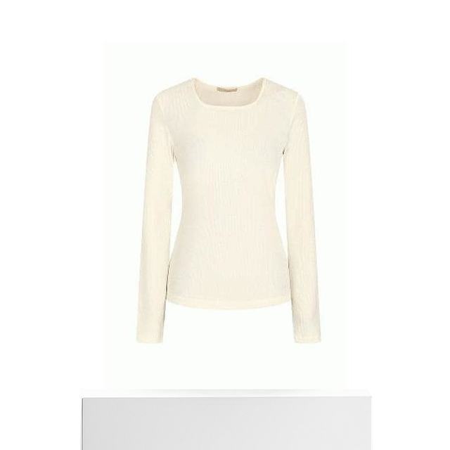 
Korean Direct Mail THE IZZAT Women's Square Collar Slim T-Shirt IMAM0TS70SG