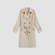 The same spring new style adjustable belt retro double-breasted windbreaker in Bo Shopping Mall
