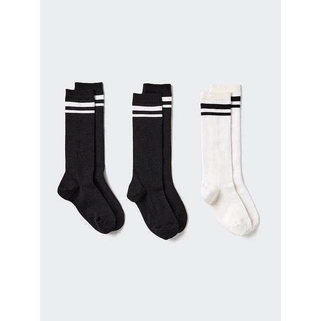
Japan Direct Mail Uniqlo High Sock Set 3 Pairs 479103