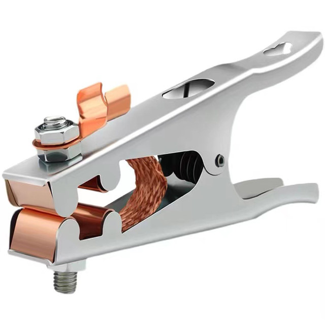 Argon arc welding manual welding machine thickened all-copper ground clamp American 300A500A grounding clamp ground iron clamp accessories