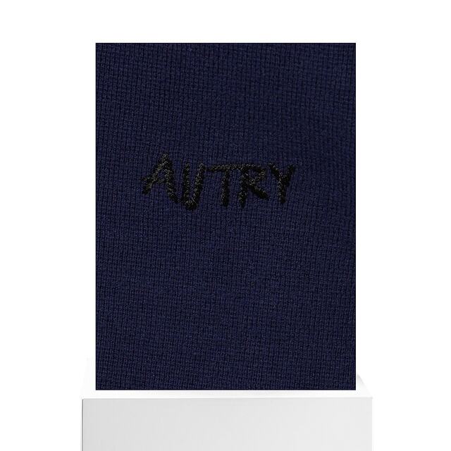 1h refundable Hong Kong Direct Mail AUTRY Women's Knitted POLO shirt blue blue comfortable and fashionable