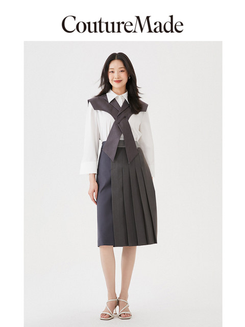 CoutureMade Outlet Skirt Summer New Commuter Pleated Elegant Women for Veromoda Popular