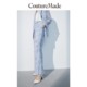 CoutureMade casual pants summer clearance women's printed pleated loose suit trousers for veromoda