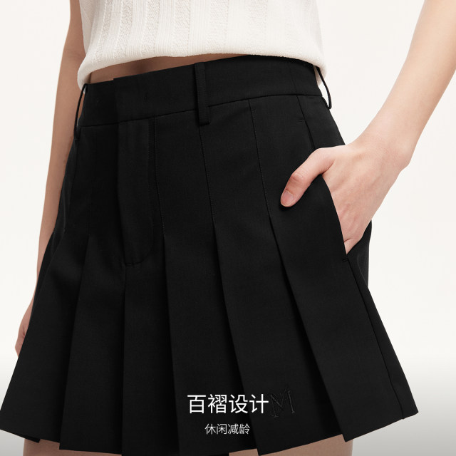 Vero Moda skirt for women 2025 summer new style shopping mall same style with pleated short skirt lined 325216023