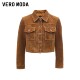 Vero Moda Outlet Skirt in summer new high-waisted A-line pig leather simple and elegant commuting skirt popular