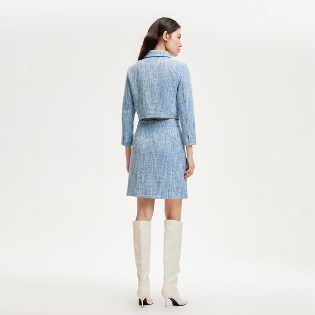 Vero Moda Outlet Skirt in summer new style sweet and elegant high-waisted A-line skirt short skirt trendy