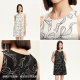 Vero Moda Outlet Dress 2025 Summer New Shopping Mall Same Round Neck Print Sleeveless Short Skirt Loose
