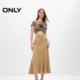 
ONLY Summer Tennis versatile high waist mid-length fishtail skirt for women