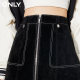 Only Olaming line design large pocket A -line thin skin skirt women's skirt women
