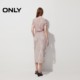 ONLY Summer Wasteland Style Old White Working Pocket High Waist Skirt Women
