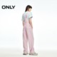 
ONLY Summer Design Female Casual and Versatile Loose Straight Strap Jeans