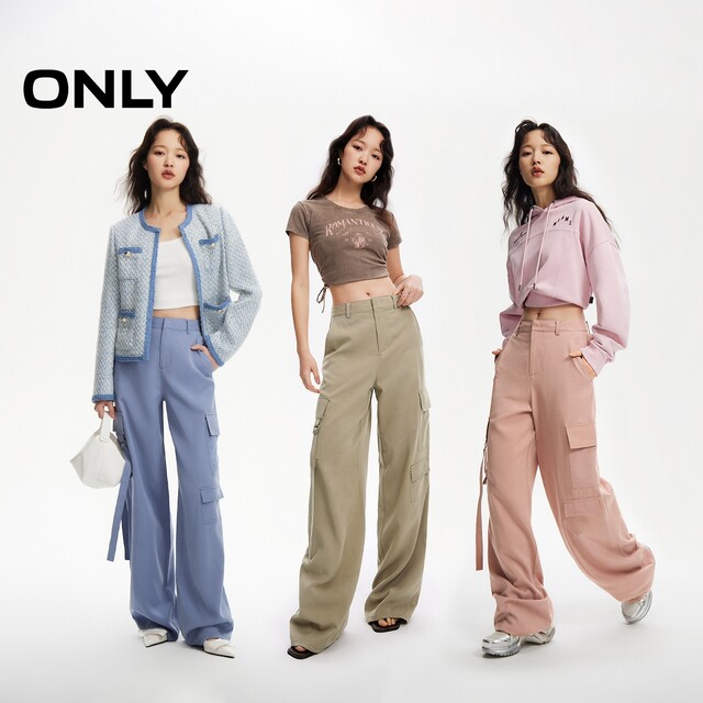 
ONLY Summer Fashion Casual Loose Working Pants Pants for Women