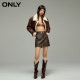 ONLY Summer Fashion Simple and Old Washed Short Skirt PU Skirt Women