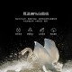 ONLY Outlet Winter 90 White Goose down jacket for fashionable avant-garde cocoon type long down jacket for women
